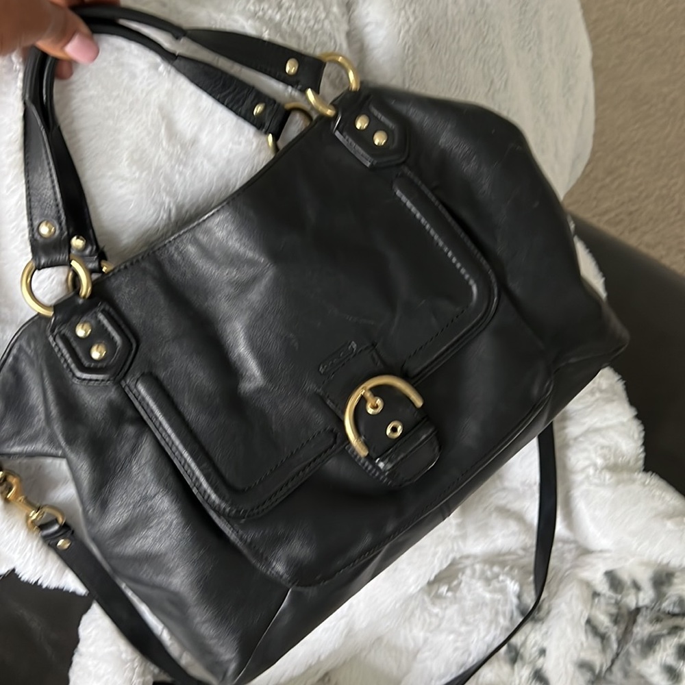 Coach classic soft leather large bag